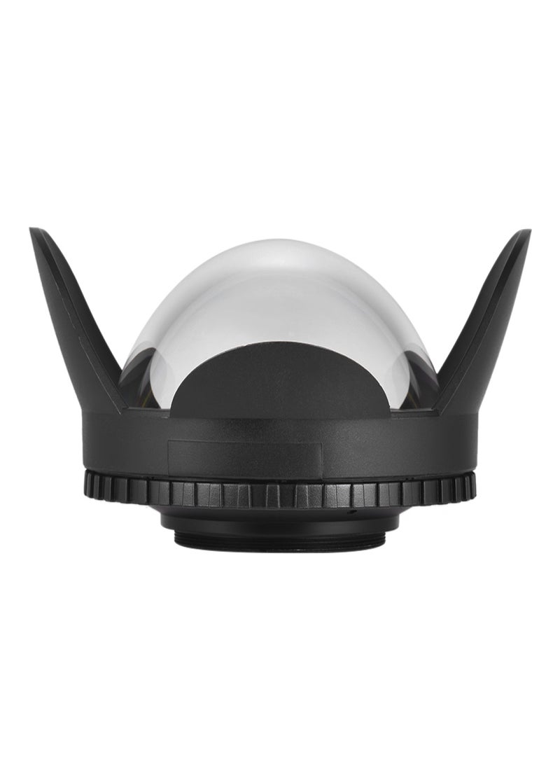 MEIKON Underwater Camera 200mm Fisheye Wide Angle Lens Dome Port Case Shade Cover 60m/ 197ft Waterproof 67mm Round Adapter for Camera Diving Housing - Image 4